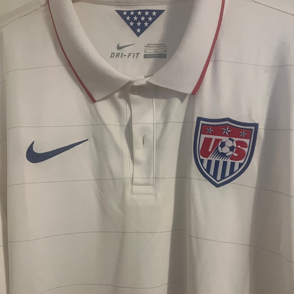 Nike  USA TEAM 2014 2015 HOME SHIRT FUTBOL SOCCER JERSEY
